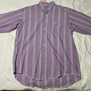 Wrangler Purple Western Button Up Size 16.5 x 34